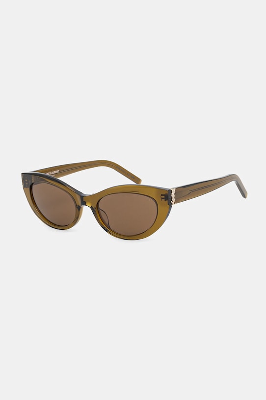 Sluneční brýle Saint Laurent jednotná hnědá SL.M115