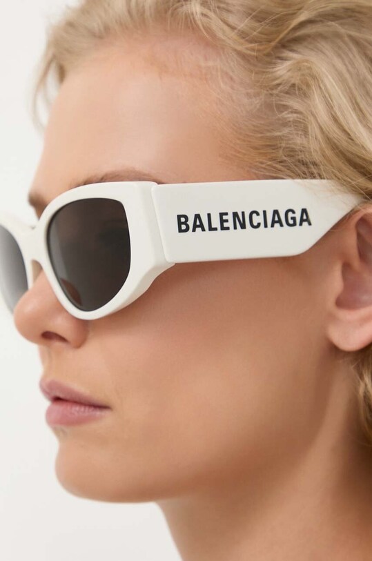 Balenciaga ochelari de soare BB0258S alb