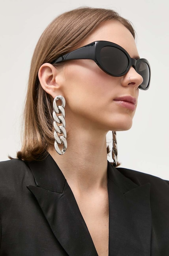 Balenciaga ochelari de soare uniforme negru BB0267S