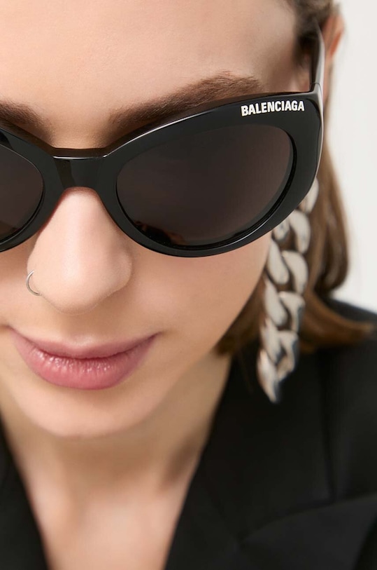 Balenciaga ochelari de soare BB0267S negru