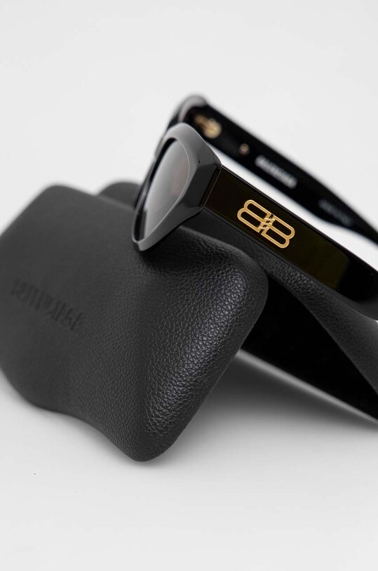 Balenciaga okulary przeciwsłoneczne czarny BB0270S