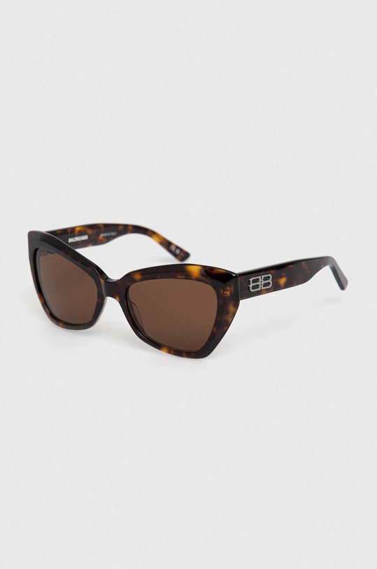 Balenciaga okulary przeciwsłoneczne BB0271S brązowy AA00