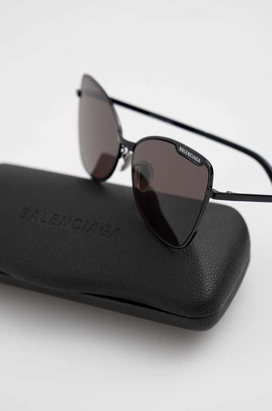 Balenciaga okulary przeciwsłoneczne czarny BB0278S