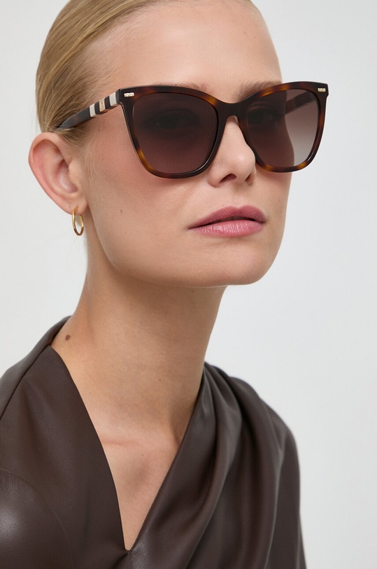 Sončna očala Carolina Herrera Cat eye rjava CH.0044/S