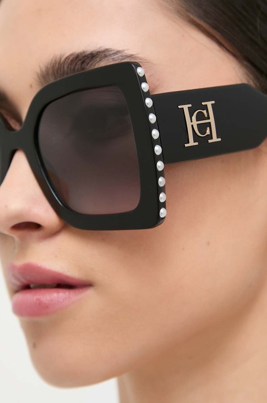 Carolina Herrera okulary przeciwsłoneczne prostokątne czarny CH.0001/S