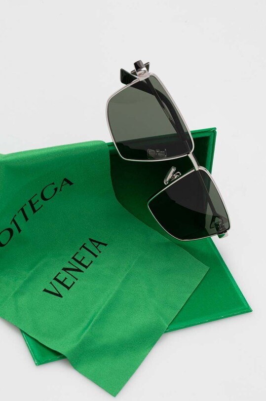 Sluneční brýle Bottega Veneta BV1223S stříbrná