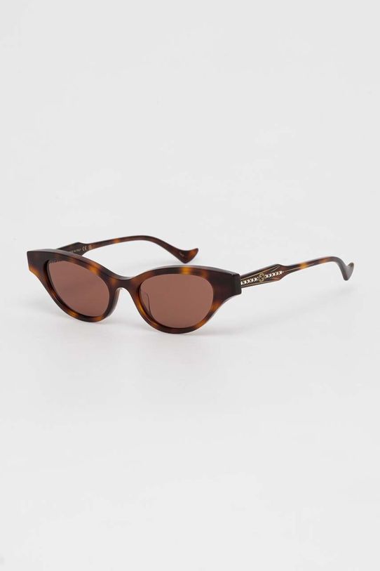 Gucci okulary przeciwsłoneczne GG1298S brązowy AA00