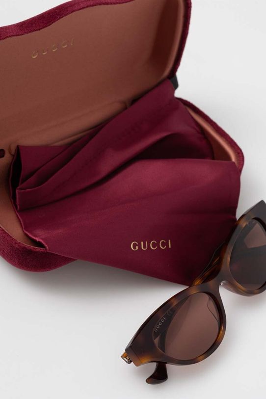 Gucci okulary przeciwsłoneczne GG1298S brązowy