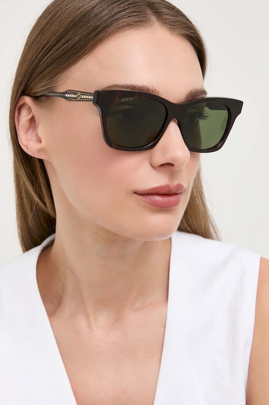 Gucci ochelari de soare dreptunghiular multicolor GG1299S