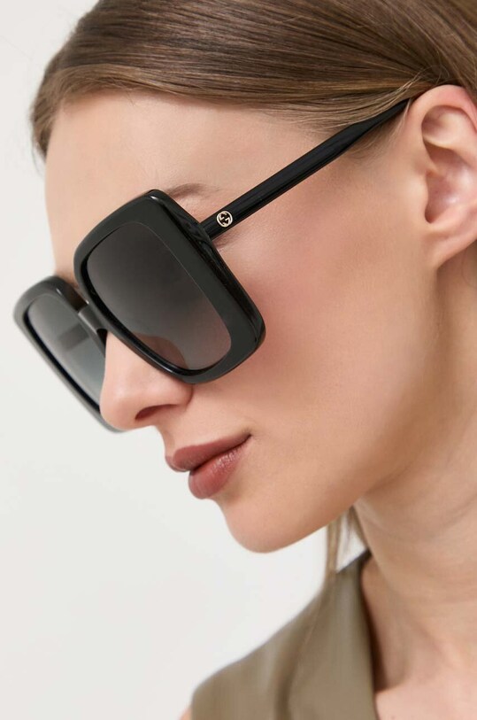Gucci okulary przeciwsłoneczne GG1314S czarny