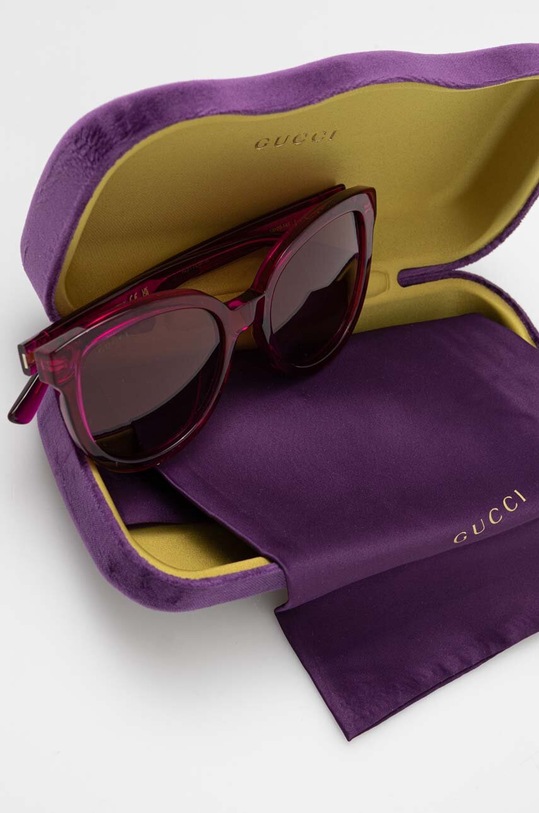 Gucci okulary przeciwsłoneczne fioletowy GG1315S