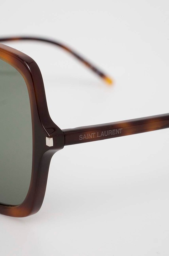 Saint Laurent okulary przeciwsłoneczne brązowy SL.591