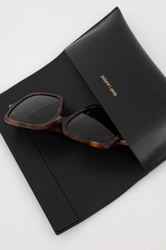 Saint Laurent okulary przeciwsłoneczne SL.591 brązowy
