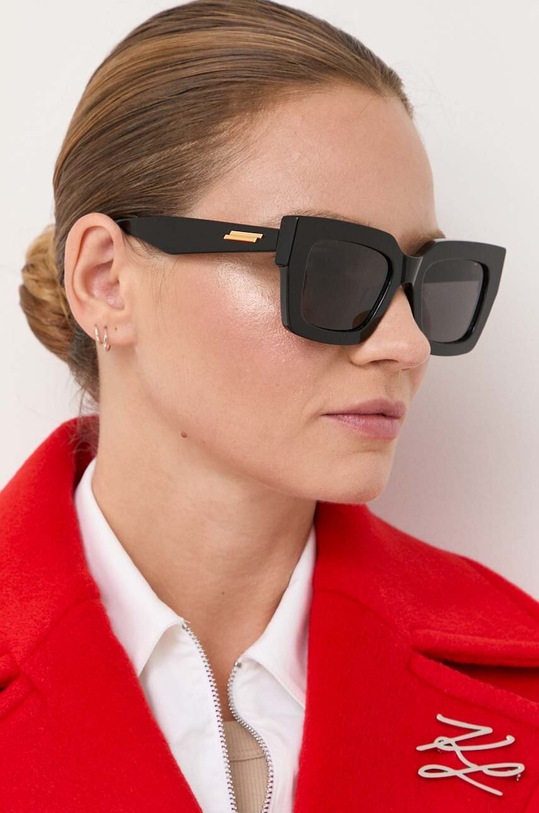 Bottega Veneta okulary przeciwsłoneczne czarny BV1212S