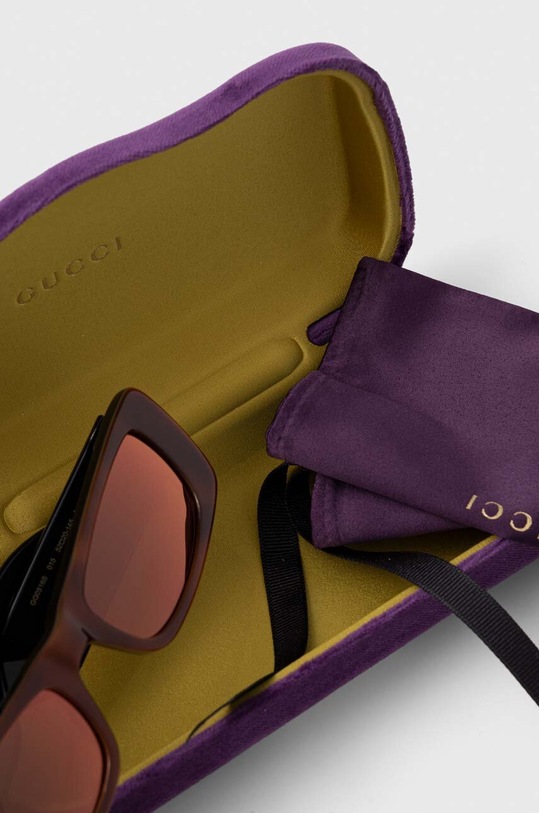 Gucci okulary przeciwsłoneczne brązowy GG0516S