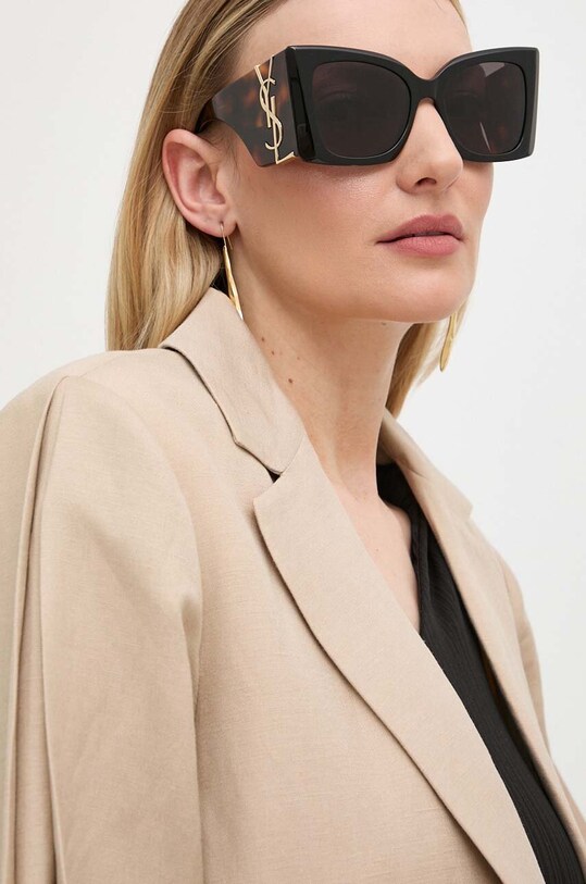 Saint Laurent ochelari de soare ochi de pisică negru SL.M119.BLAZE