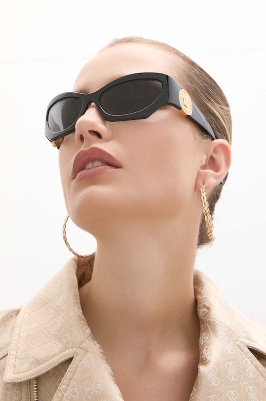 Versace okulary przeciwsłoneczne 0VE4450 czarny AA00