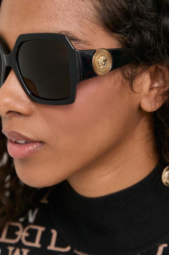 Versace okulary przeciwsłoneczne 0VE4453 czarny AA00