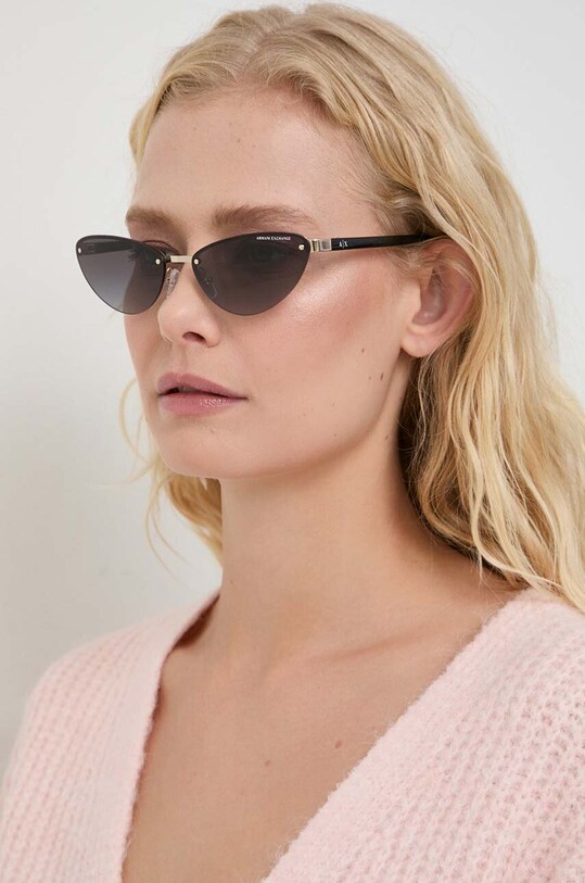 Сонцезахисні окуляри Armani Exchange котячі очі сірий 0AX2049S