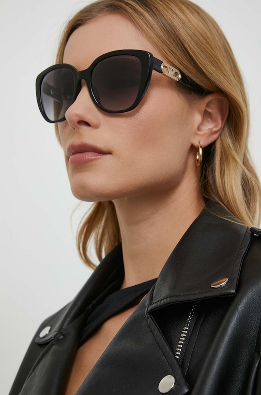 Sluneční brýle Emporio Armani gradientní černá 0EA4214U