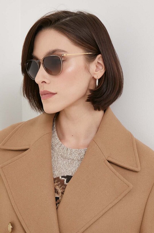 Γυαλιά ηλίου Ray-Ban γεωμετρικό καφέ 0RB4171