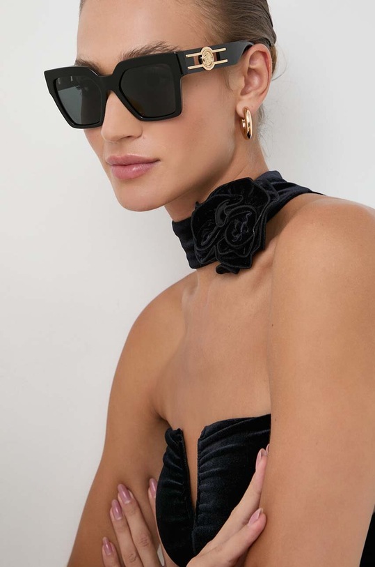Versace ochelari de soare dreptunghiular gri 0VE4458