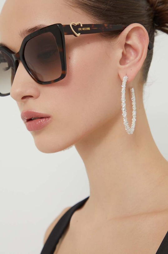 Love Moschino okulary przeciwsłoneczne MOL067/S brązowy AA00