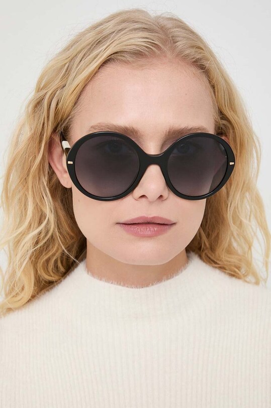 Carolina Herrera okulary przeciwsłoneczne okrągłe czarny HER.0177/S