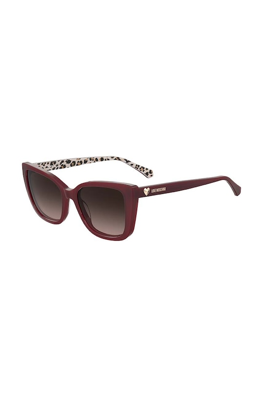 Love Moschino okulary przeciwsłoneczne MOL073/S bordowy AA00