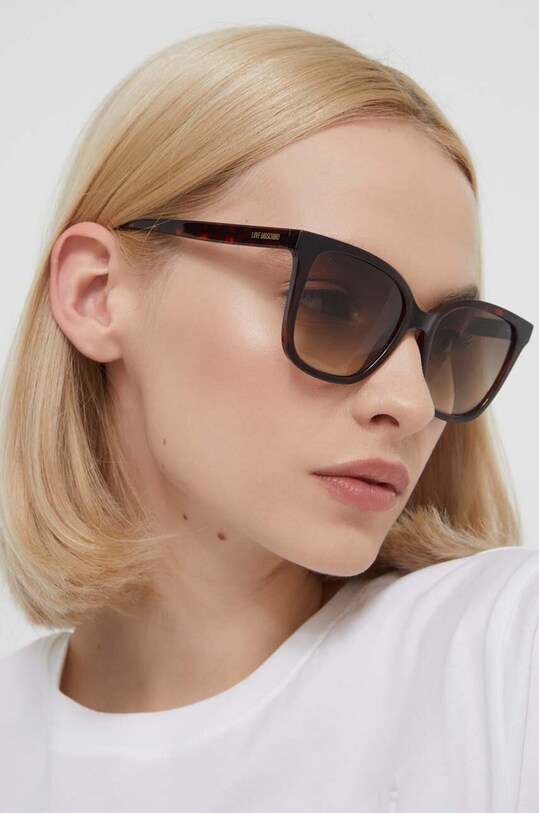 Love Moschino okulary przeciwsłoneczne gradientowa zielony MOL077/S