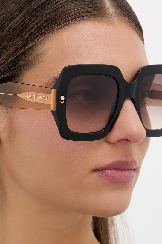 Akcesoria Etro okulary przeciwsłoneczne damskie ETRO.0011/S czarny