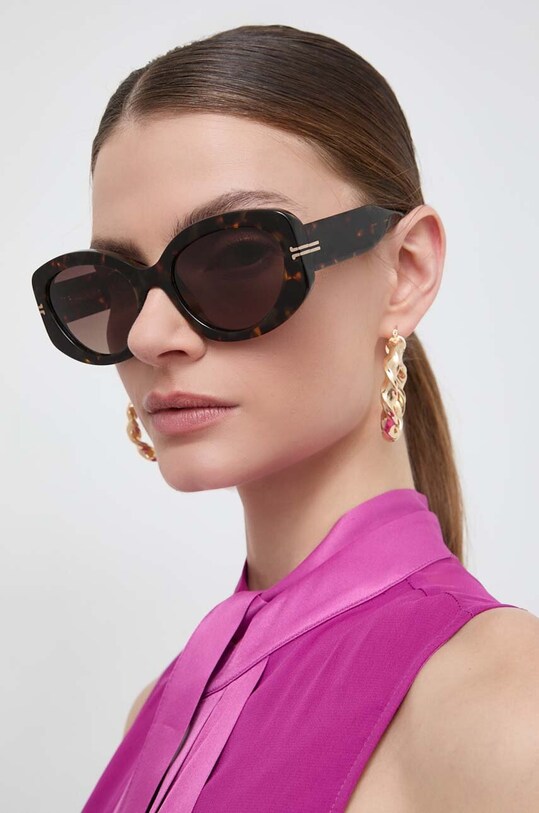 Сонцезахисні окуляри Marc Jacobs котячі очі коричневий MJ.1099/S