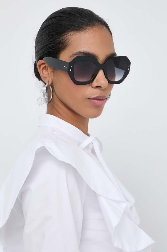 Isabel Marant okulary przeciwsłoneczne gradientowa czarny IM.0173/S