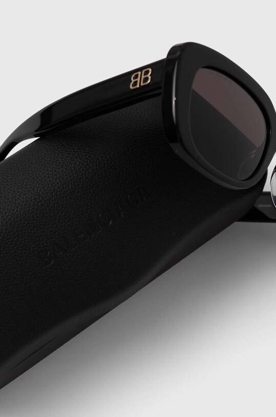 Balenciaga okulary przeciwsłoneczne czarny BB0295SK