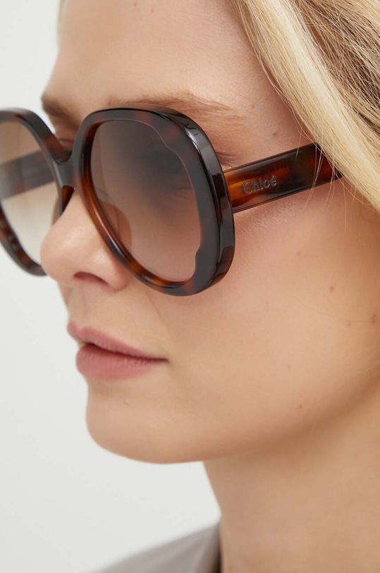 Chloé ochelari de soare CH0195S maro