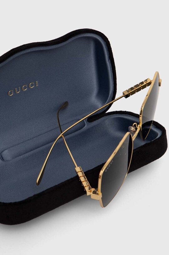 Gucci okulary przeciwsłoneczne złoty GG1434S
