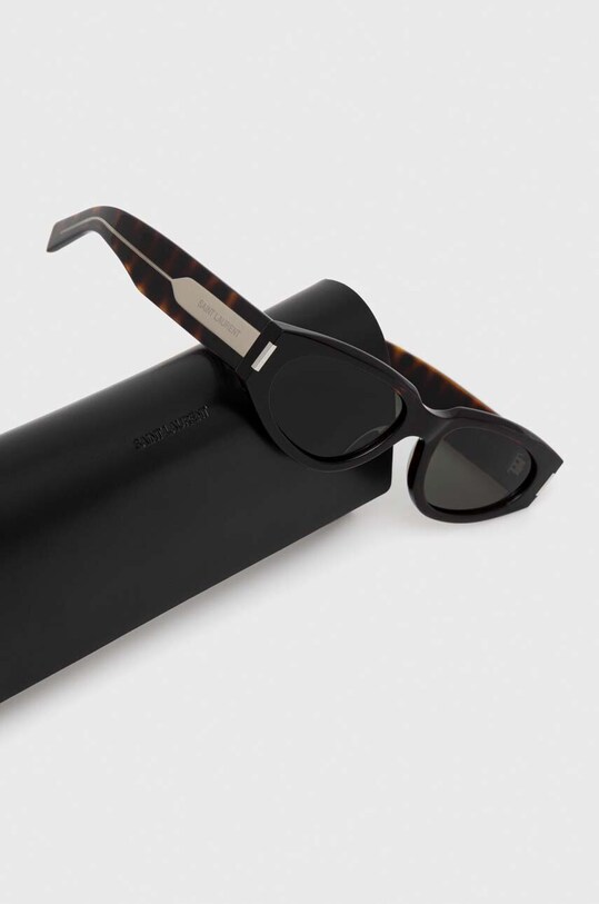 Saint Laurent okulary przeciwsłoneczne SL.618 brązowy