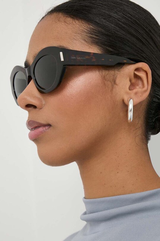 Sluneční brýle Saint Laurent SL.639 hnědá