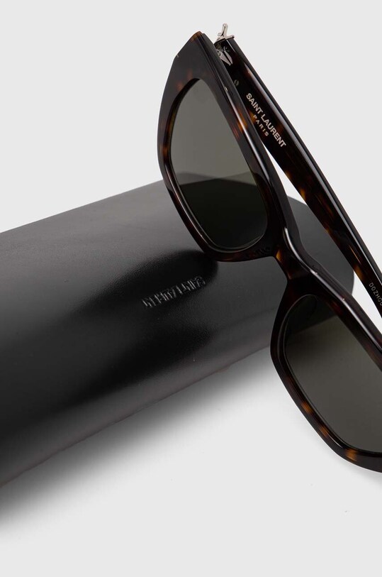 Saint Laurent okulary przeciwsłoneczne brązowy SL.M127/F