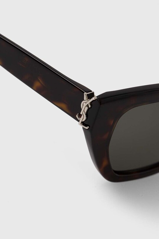 Saint Laurent okulary przeciwsłoneczne SL.M127/F brązowy