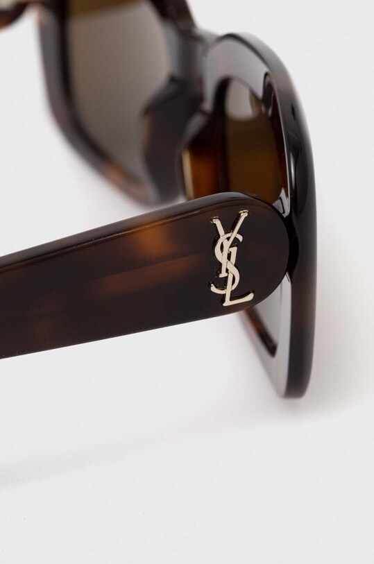 Slnečné okuliare Saint Laurent SL.M130 hnedá