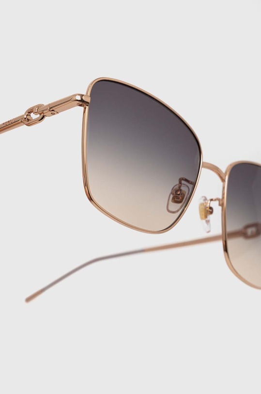 Sluneční brýle Furla zlatá SFU714.5808FC