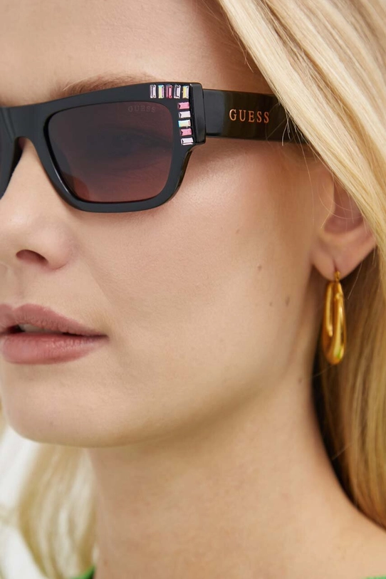 Guess okulary przeciwsłoneczne GU7902.5301T czarny