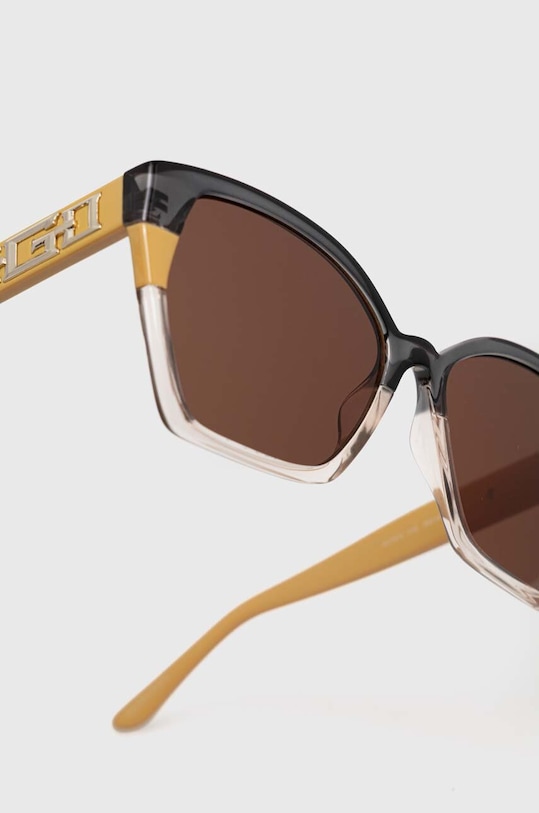 Guess okulary przeciwsłoneczne brązowy GU7912.5541E