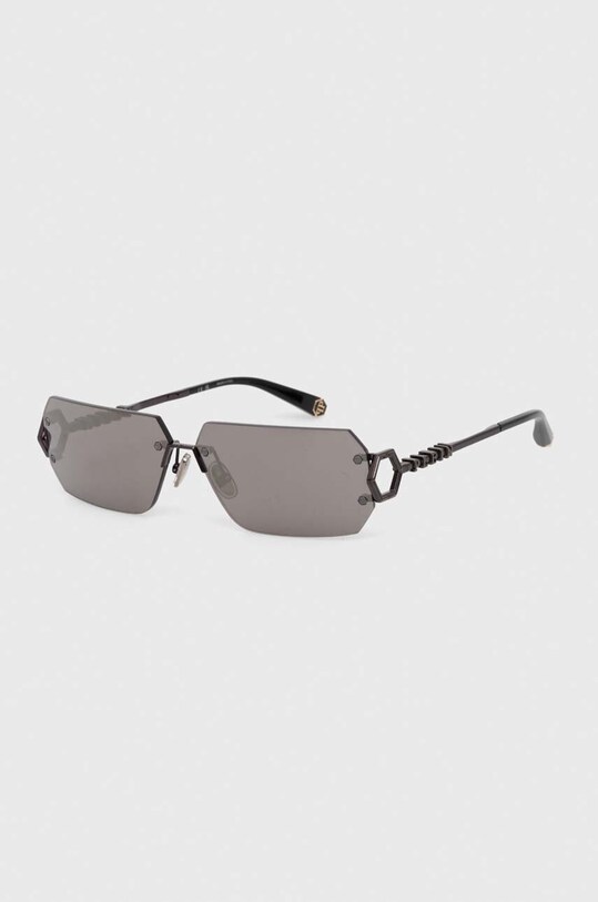 Philipp Plein ochelari de soare SPP110.65672X gri AA00