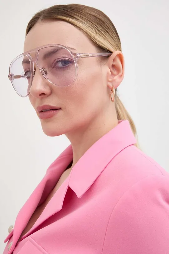 Tom Ford okulary przeciwsłoneczne jednolita fioletowy FT1061.6478Y