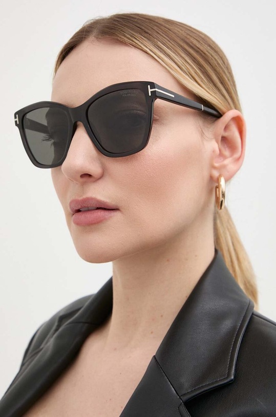 Tom Ford occhiali da sole a tinta unita nero FT1087.5405D