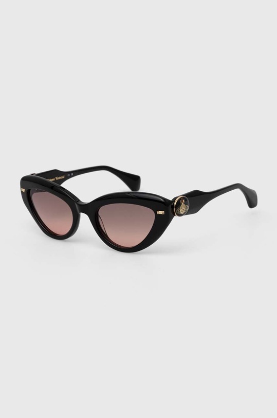 Vivienne Westwood okulary przeciwsłoneczne VW505300153 czarny AA00