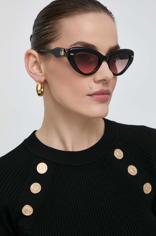 Vivienne Westwood okulary przeciwsłoneczne VW505300153 czarny