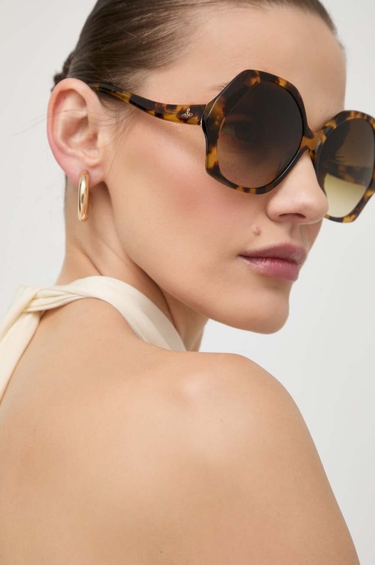 Vivienne Westwood okulary przeciwsłoneczne gradientowa brązowy VW501812759